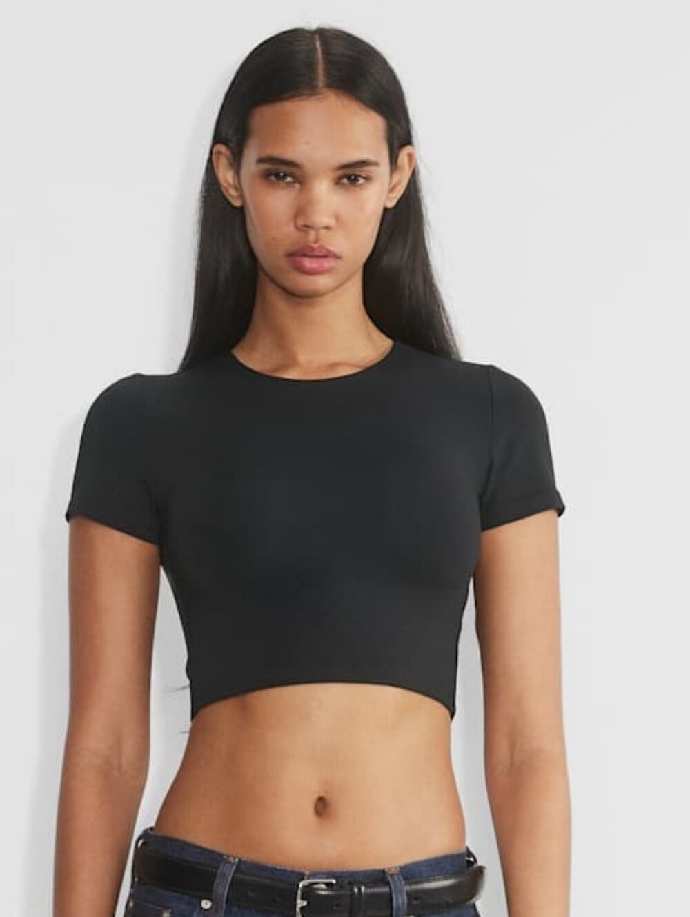 Babaton Black Crop Top Size XS